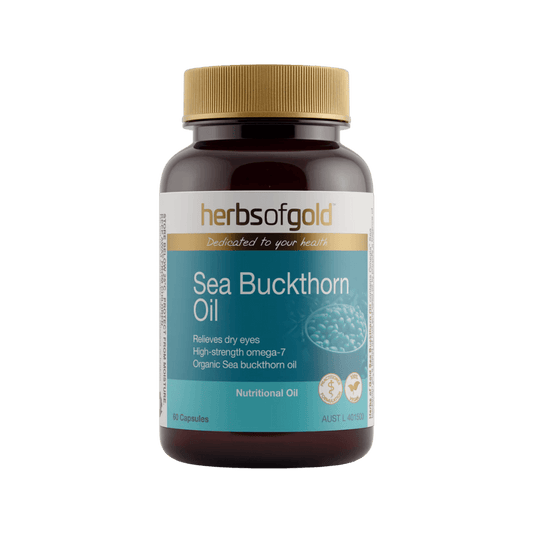 Herbs Of Gold - Sea Buckthorn Oil & HOG-SEA-BUCK-60CAPS