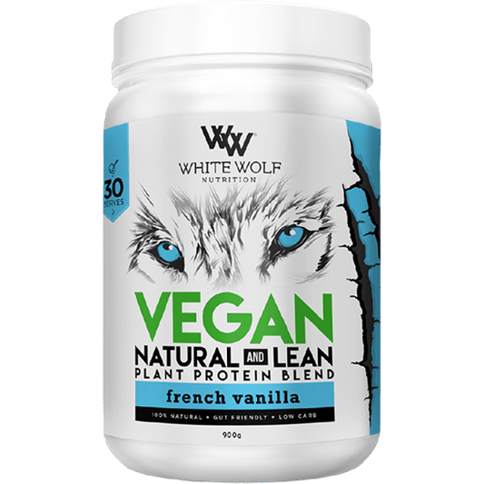 White Wolf Lean Vegan Protein 900g & WW-LEAN-VEGAN-900g-F