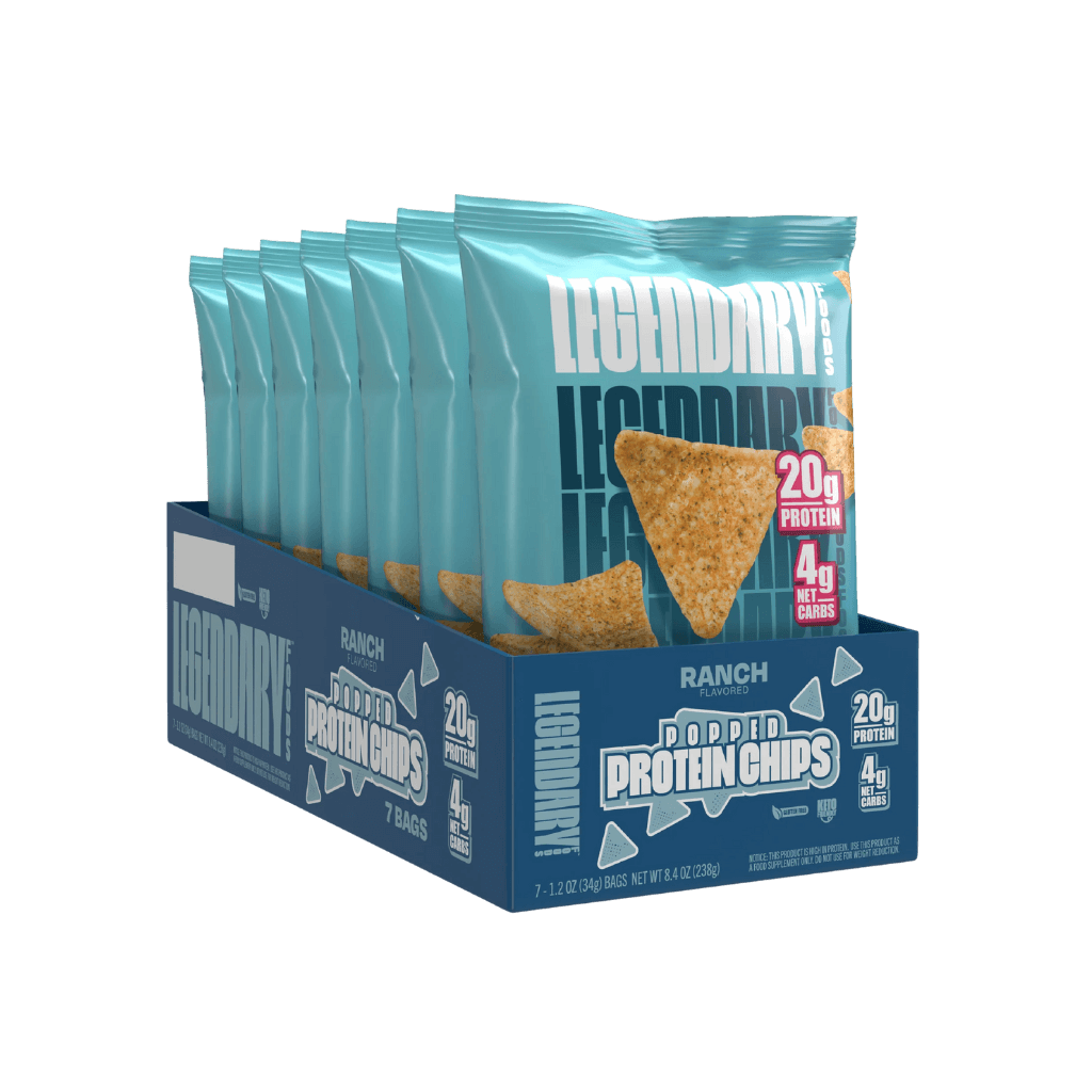 Legendary Foods Protein Chips & LF-Pop-Pro-Chip-7bag-Ranch