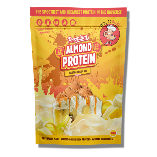Macro Mike Almond Protein & MacroMike-Prem-Almnd-800g-Ban