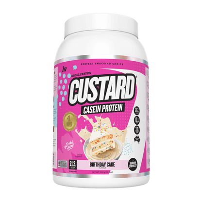 Muscle Nation Casein Protein Custard (12) & MUSCLENATION-CASEIN-CUSTARD-BDAY