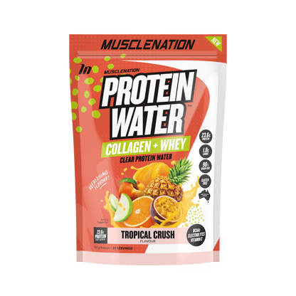 Protein Water + Collagen (4) & MN-ProWater-25Srv-Trop