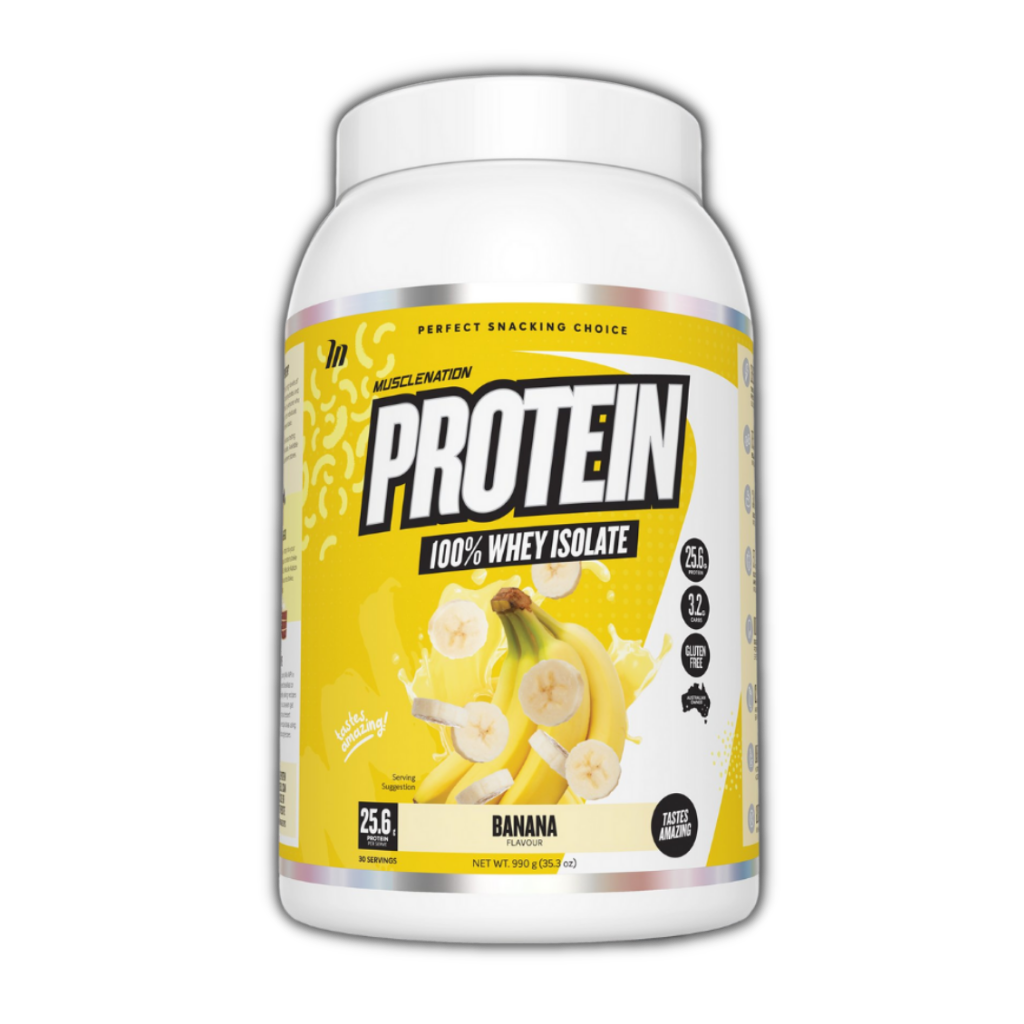 Muscle Nation Whey Protein Isolate (4) & MUSCLENATION-PROTEIN-BANANA