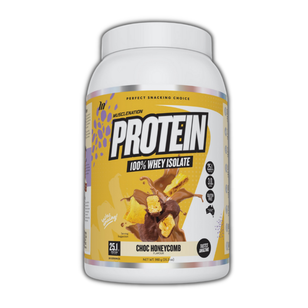 Muscle Nation Whey Protein Isolate (5) & MUSCLENATION-PROTEIN-HONEYC