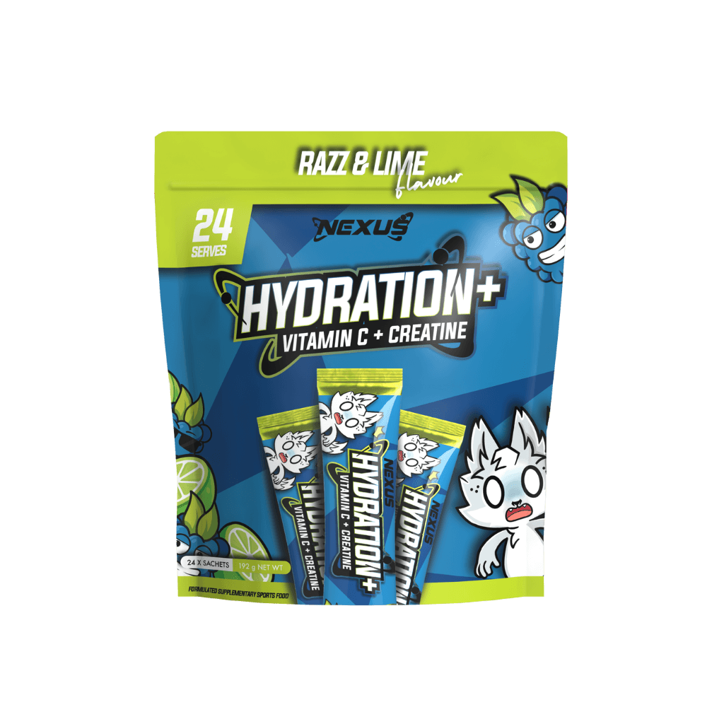 Nexus - Hydration+ (1) & NEXUS-HYDRATION+-24SRV-Razz