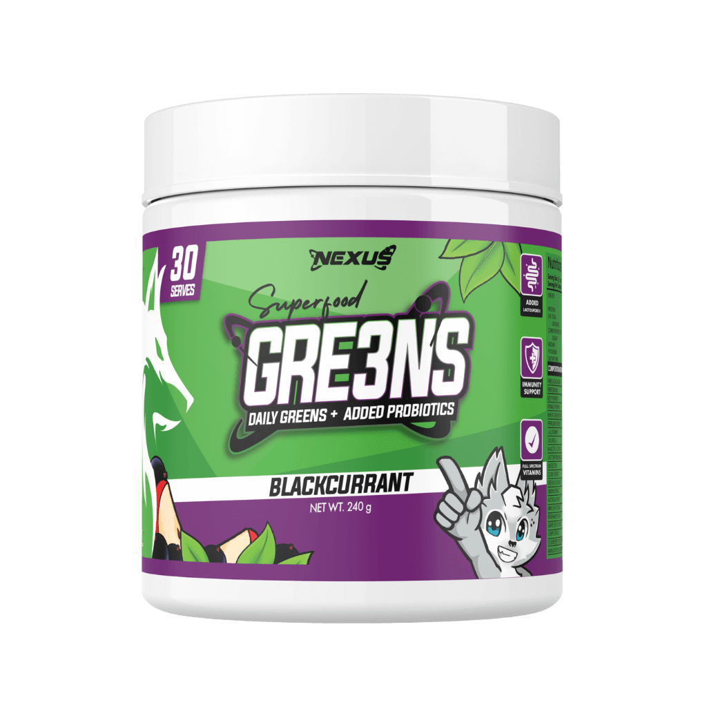 Nexus Superfood Gre3ns & NEXUS-Gre3ns-30Srv-BlkCur