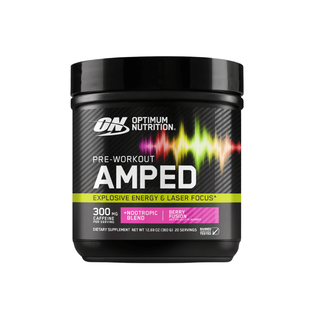 Optimum Nutrition Pre-Workout Amped & ON-Amped-Pre-360g-Ber
