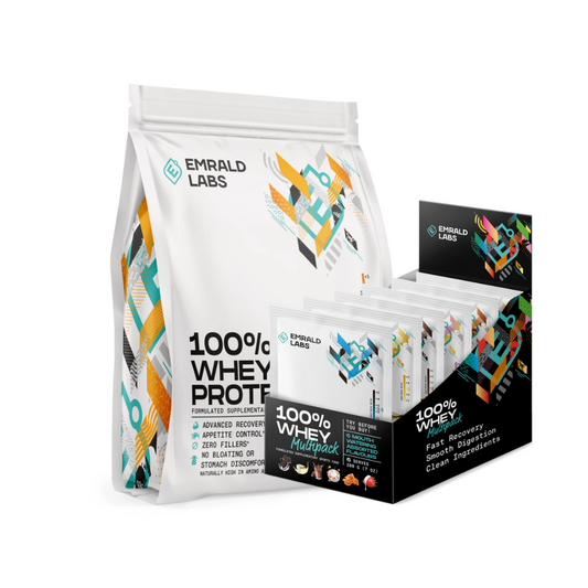 100% Whey Protein + Free Whey Sample Pack