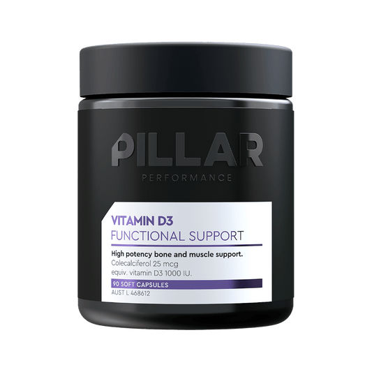 Pillar Performance - Vitamin D3 Soft Gel Capsules & PILLAR-VITD3-CAP-90