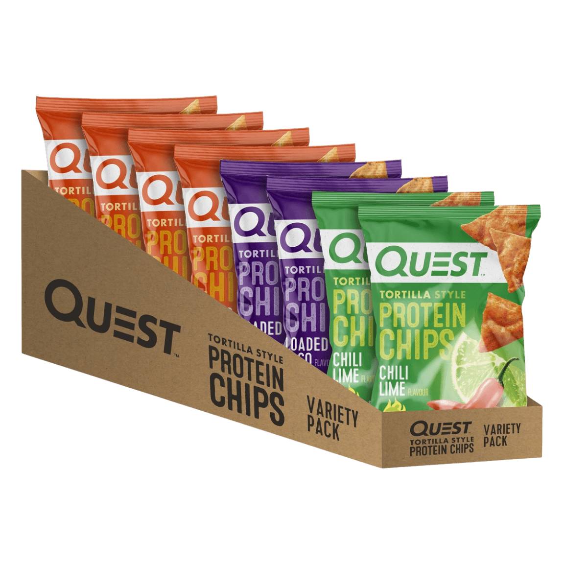 Quest Nutrition Chips (4) & QUEST-TOR-CHP-BOX-8-Var