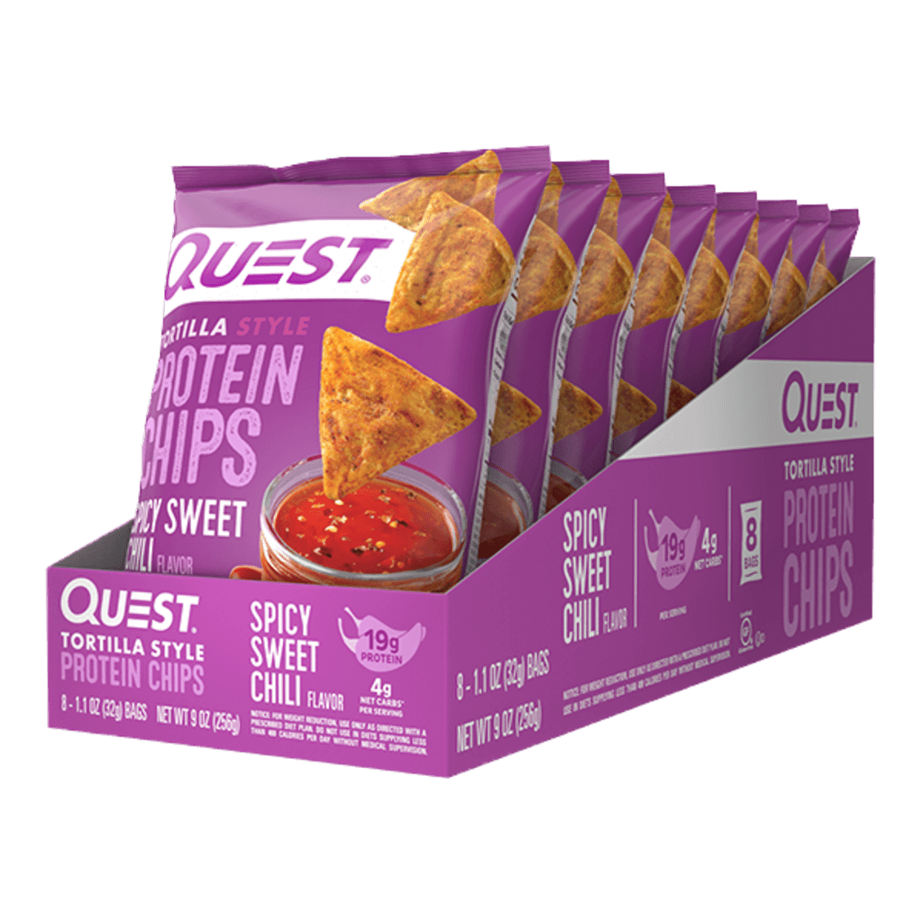 Quest Nutrition Chips (3) & QUEST-TOR-CHP-BOX-8-Sweet