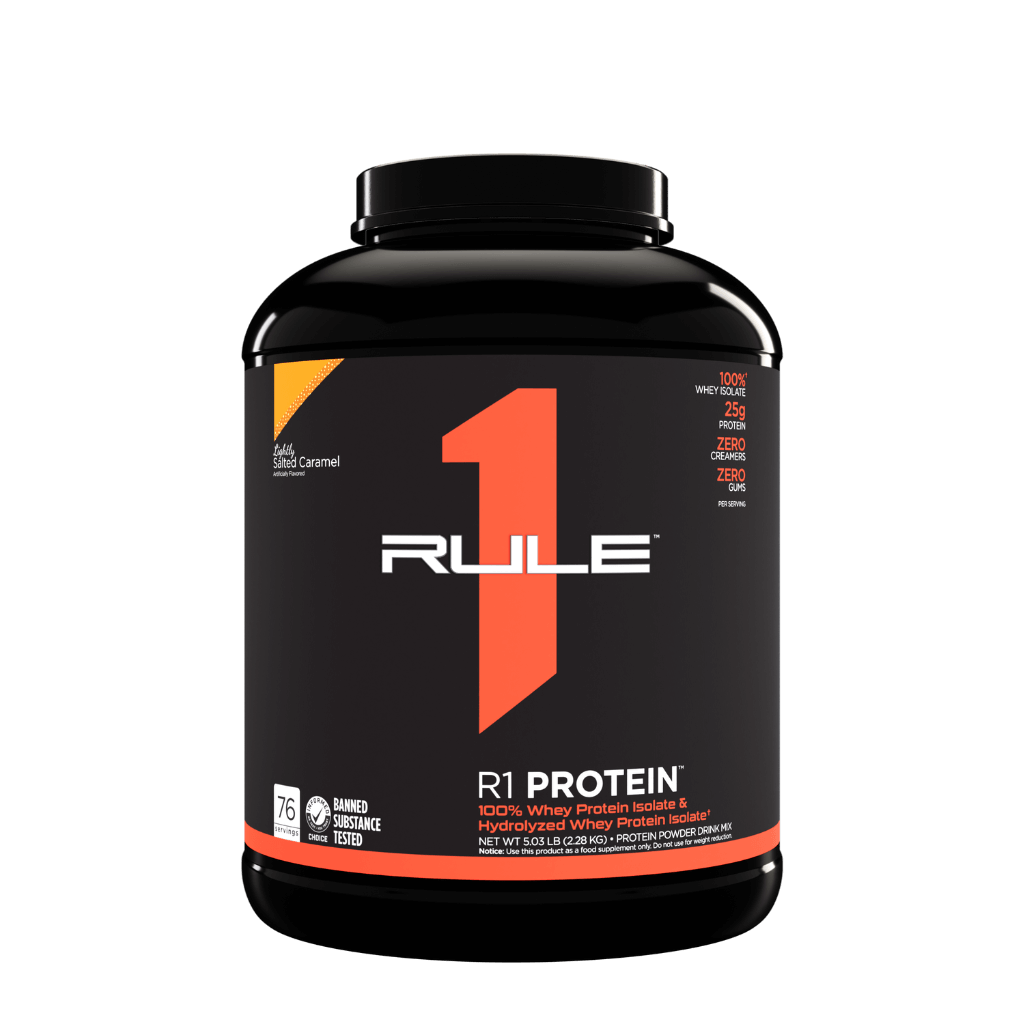 Rule 1 R1 Protein (25) & Rule1-Protein-76Srv-2204g-LiSaltCaramel