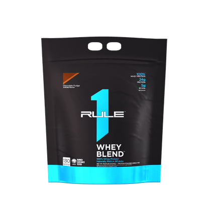 Rule 1 R1 Whey Protein Blend (14) & Rule1-Whey-140Srv-4620g-ChocFudge