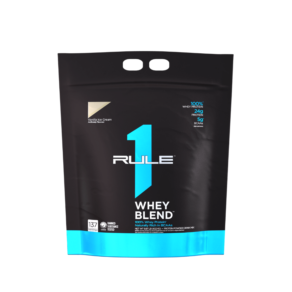 Rule 1 R1 Whey Protein Blend (13) & Rule1-Whey-140Srv-4620g-VanIceCream