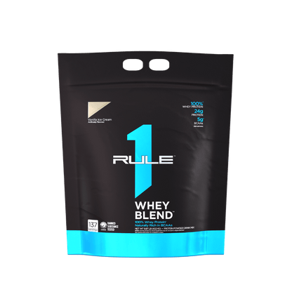 Rule 1 R1 Whey Protein Blend (13) & Rule1-Whey-140Srv-4620g-VanIceCream