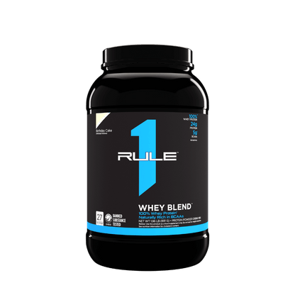 Rule 1 R1 Whey Protein Blend (1) & Rule1-Whey-28Srv-896g-Birthday