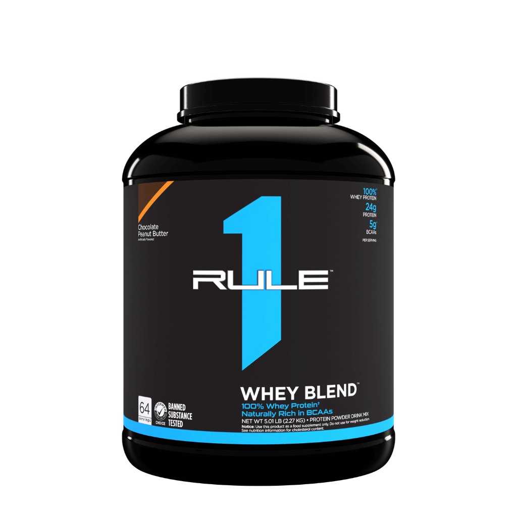 Rule 1 R1 Whey Protein Blend (8) & Rule1-Whey-70Srv-2380g-ChocPB