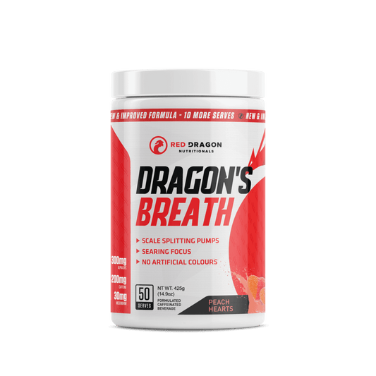 Red Dragon Nutritionals Dragons Breath Pre-Workout & SCN-Dragon-Breath-50Srvs-Pea