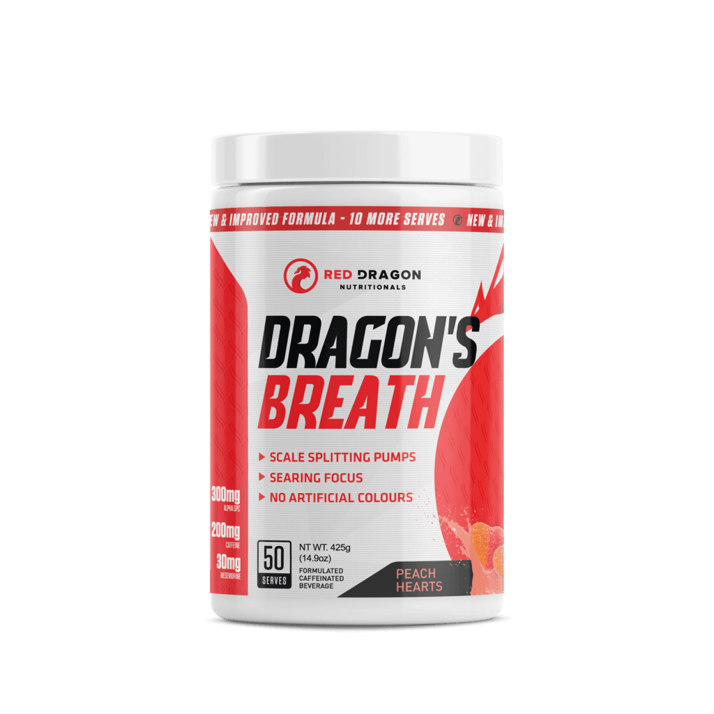 Red Dragon Nutritionals Dragons Breath Pre-Workout & SCN-Dragon-Breath-50Srvs-Pea