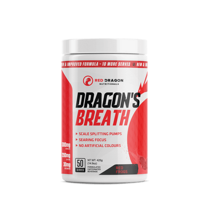 Red Dragon Nutritionals Dragons Breath Pre-Workout (2) & SCN-Dragon-Breath-50Srvs-Red