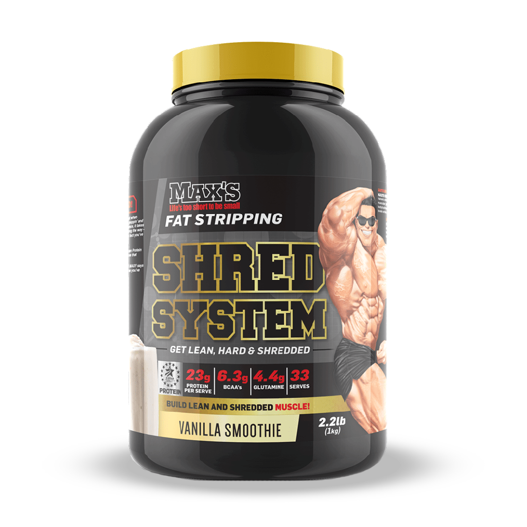 Max's Shred System | Thermogenic Protein (2) & Max's-SHRED-SYSTEM-30SRV-Van