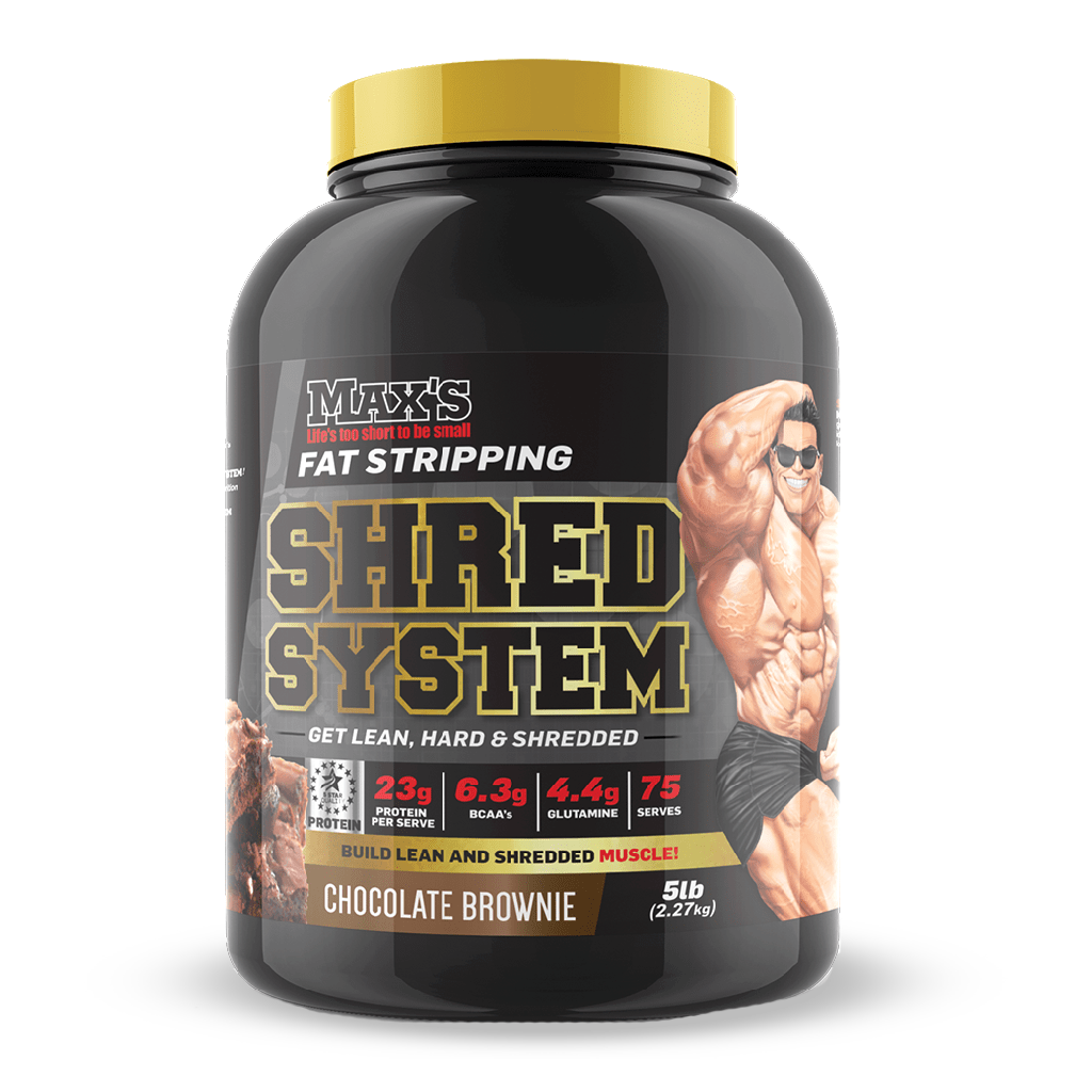 Max's Shred System | Thermogenic Protein (4) & M-SS-2270g-CH