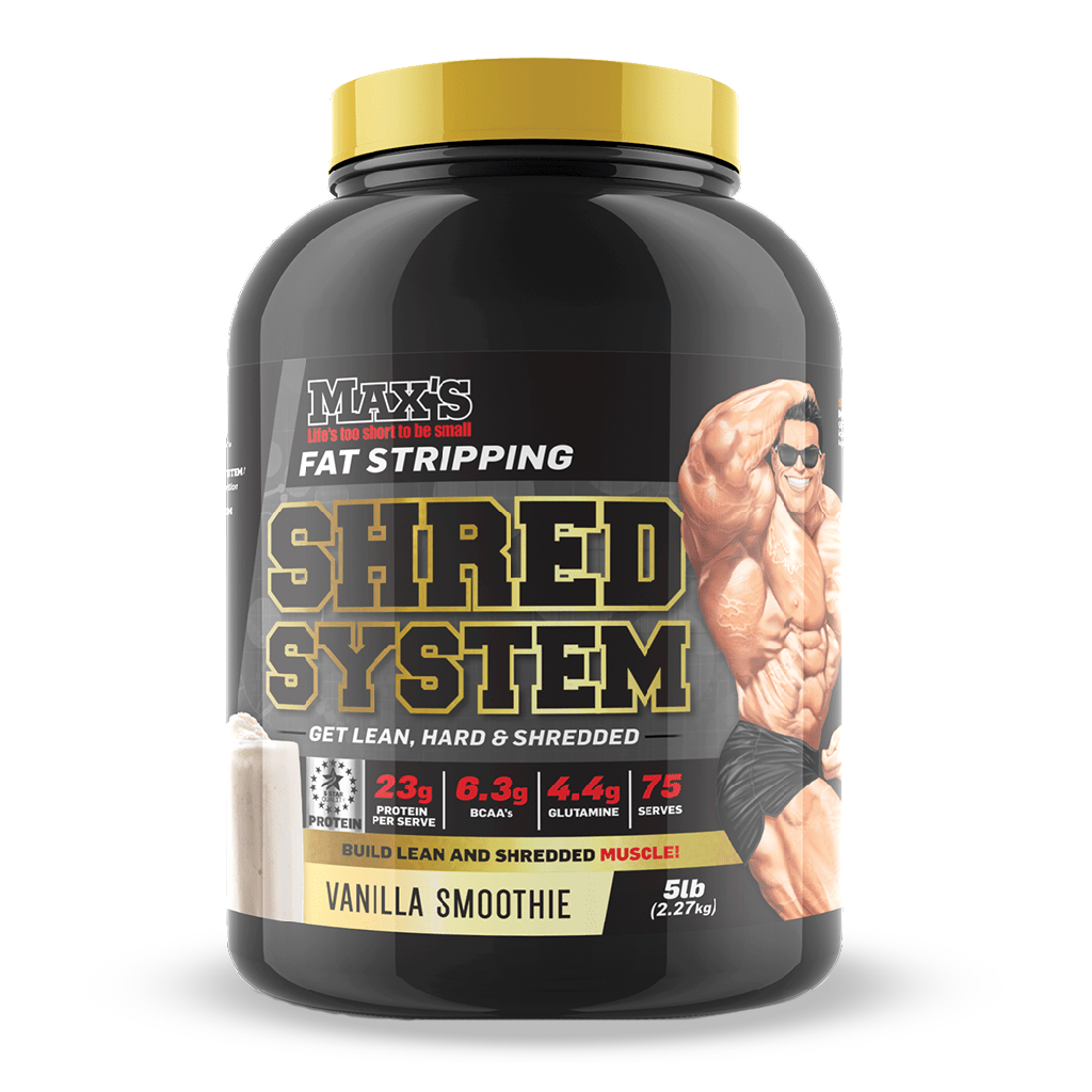 Max's Shred System | Thermogenic Protein (5) & M-SS-2270g-V