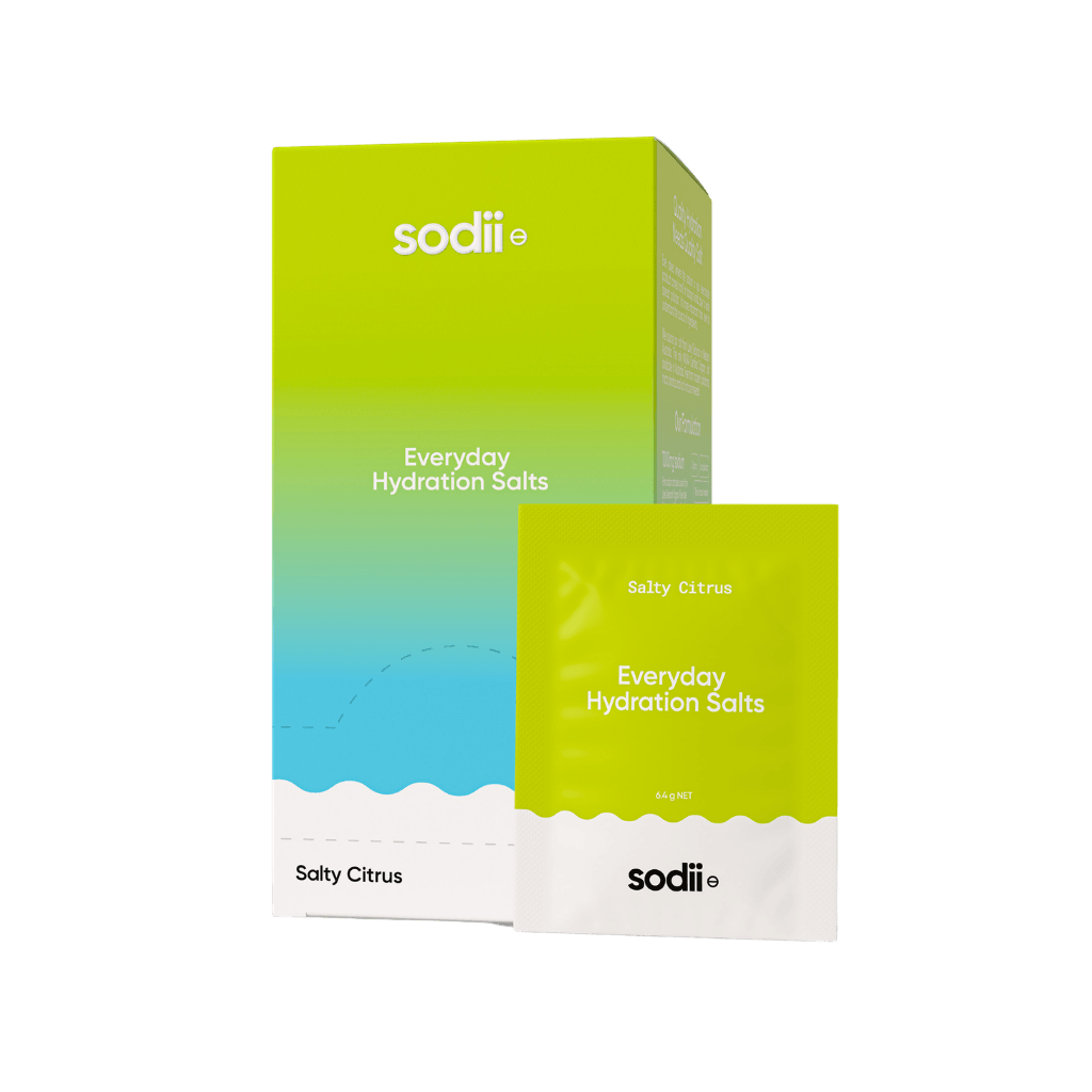 Everyday Hydration Salts Sachets (2) & SODII-HYD-SALT-30x177g-SACHET-Cit