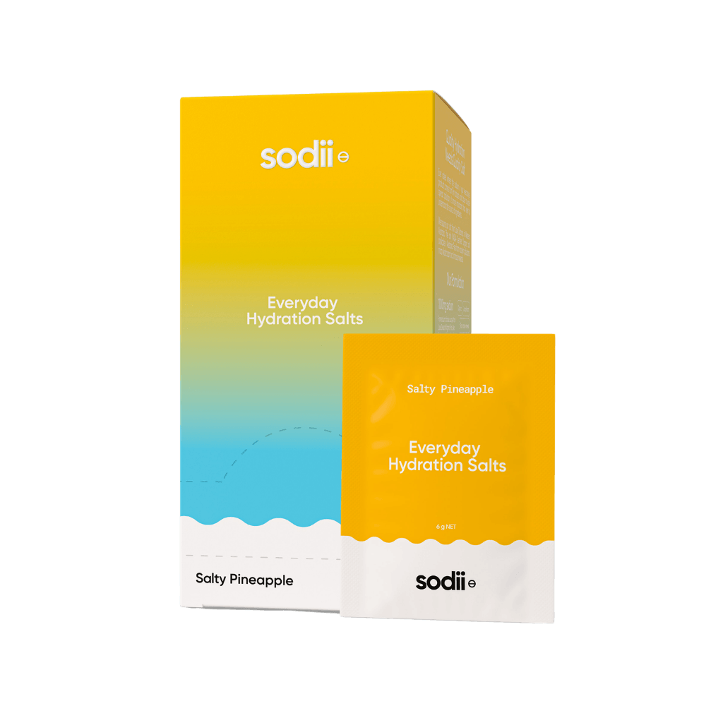 Everyday Hydration Salts Sachets (4) & SODII-HYD-SALT-30x177g-SACHET-Pine