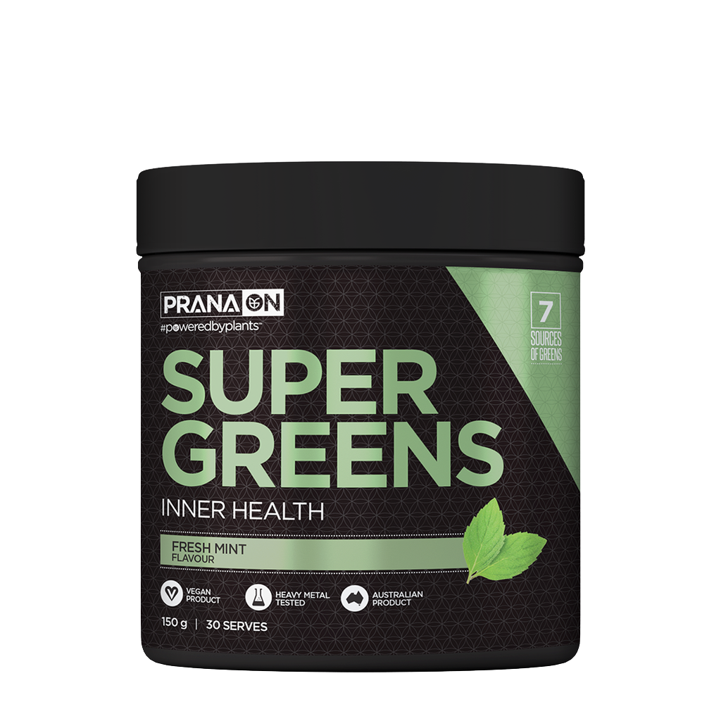 PranaOn Super Greens & PRANA-GREENS-150g-F