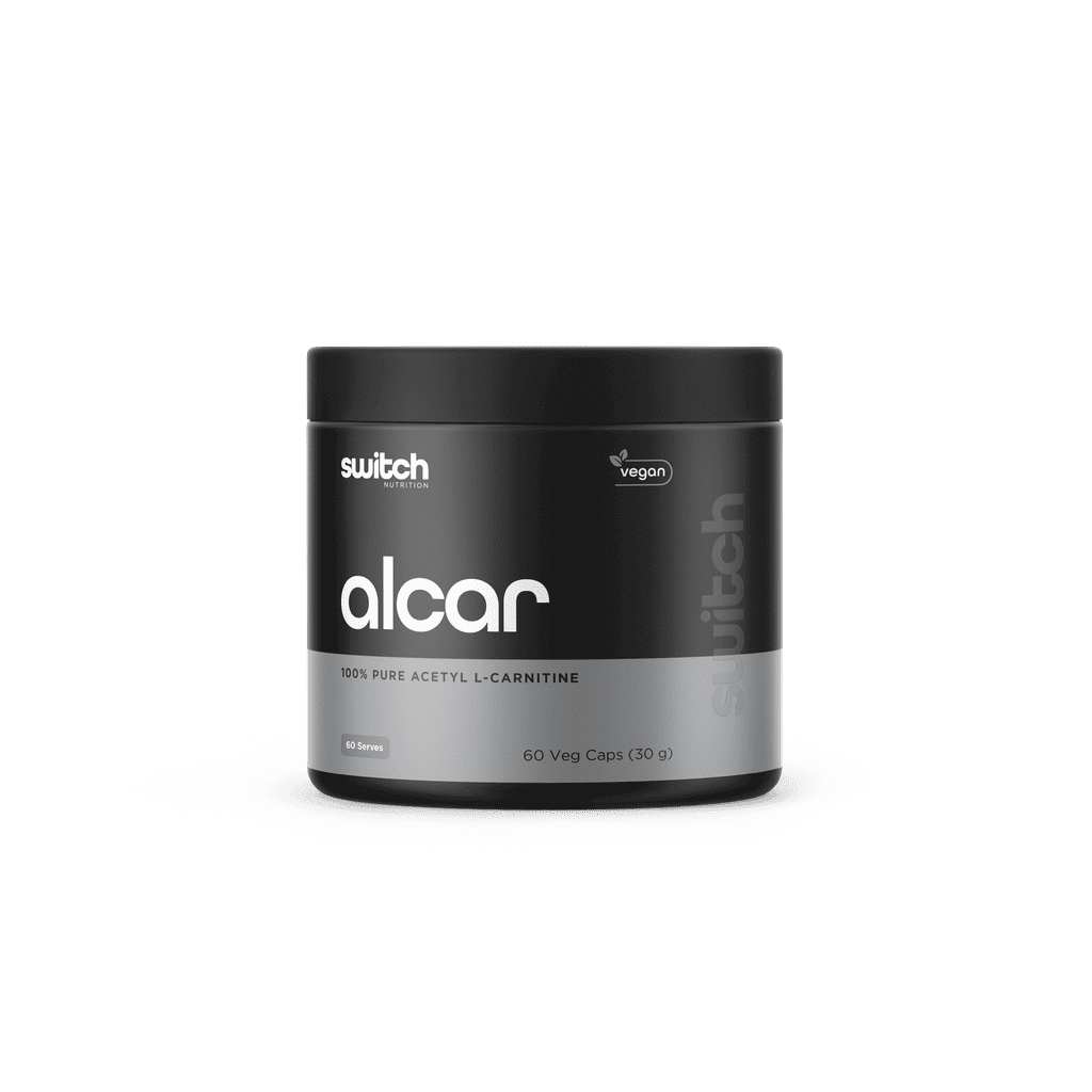 Switch Nutrition Acetyl-L-Carnitine & SwitchNutrition-Essentials-ALCAR-60Caps