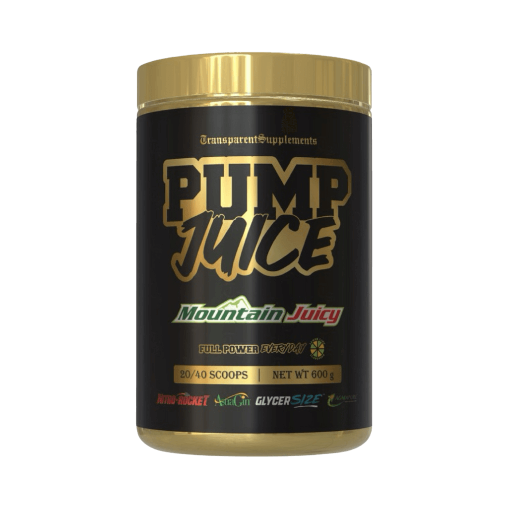 Transparent Supplements - Pump Juice (2) & TRANSPARENT-PumpJuice-40Srvs-MountainJuicy