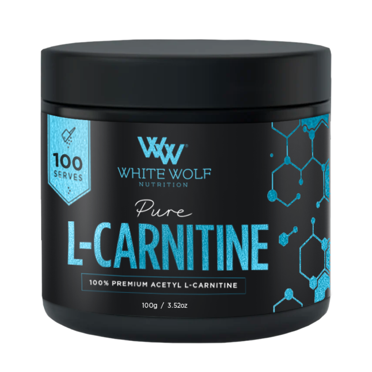 White Wolf Nutrition L-Carnitine & WW-L-CARNITINE-100SRV