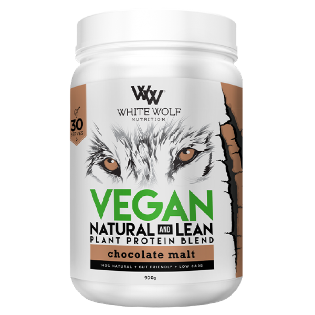 White Wolf Lean Vegan Protein 900g (2) & WW-LEAN-VEGAN-900g-CH