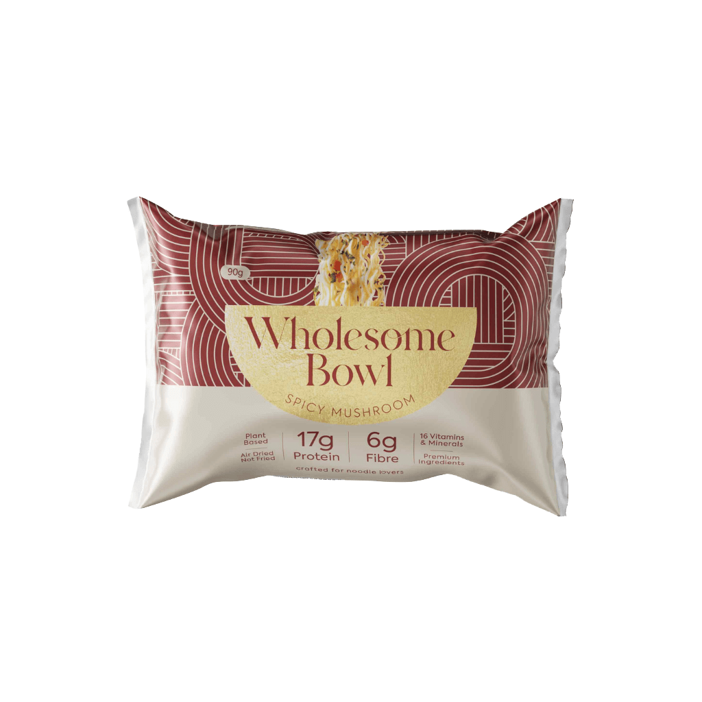 Wholesome Bowl - Instant Protein Noodles (2) & Wholesome-Bowl-Noodles-SinglePackNEW-Mush