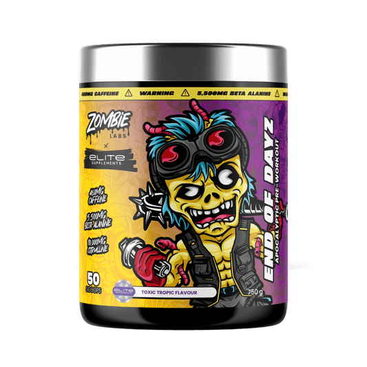 Zombie Labs End Of Dayz Pre-Workout & ZOMBIE-EOD-APOCALYPTIC-PRE-750g-Toxic