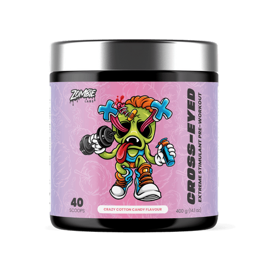 Cross-Eyed Pre Workout 40 Serves & ZOMBIE-CrossEyed-40Srv-Cot