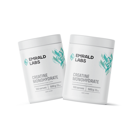 Creatine Monohydrate Twin Pack Stacks Emrald Labs   