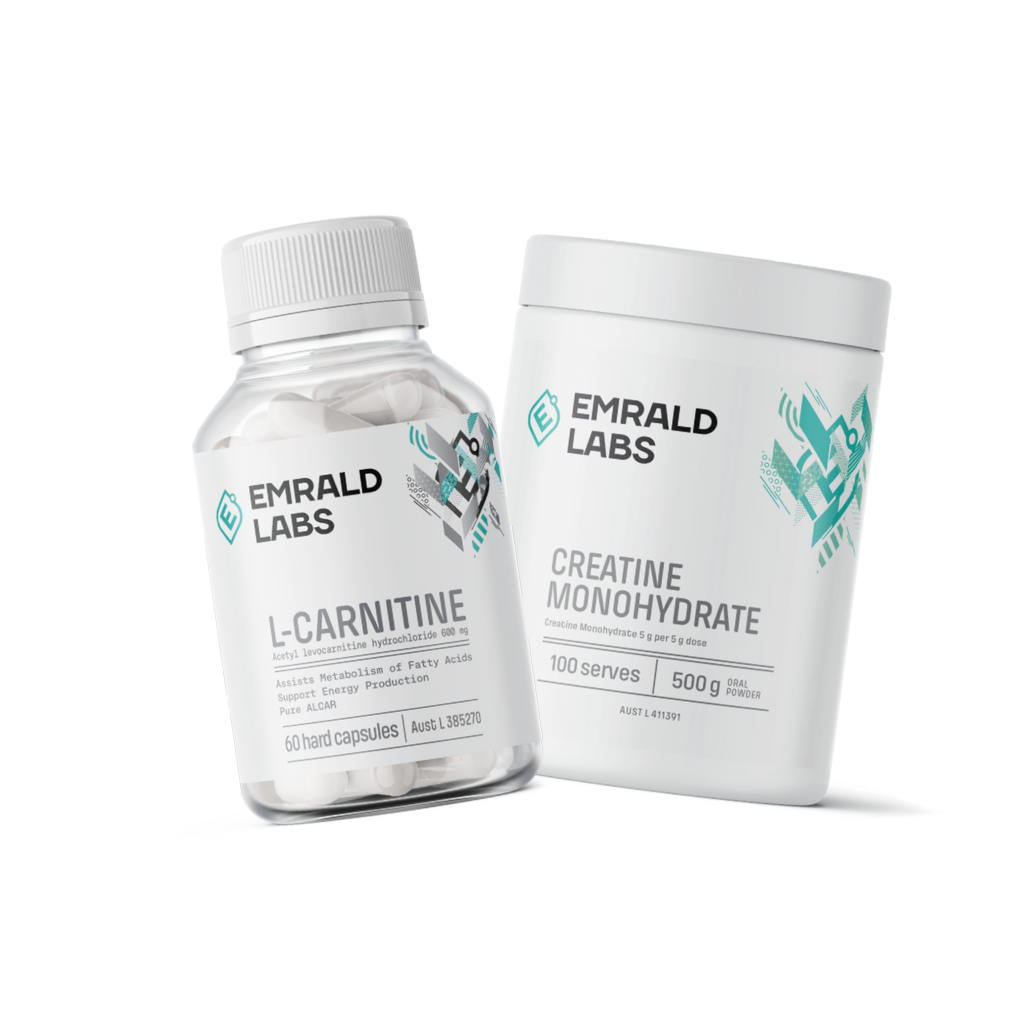 L-Carnitine + Creatine Monohydrate Stack Stacks Emrald Labs   