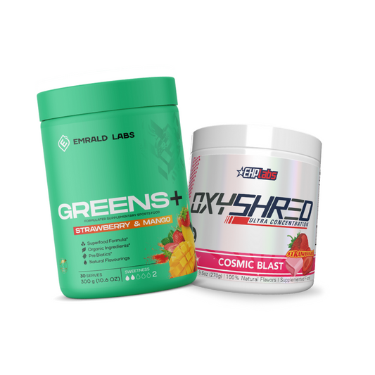 Oxyshred & Greens+ Stacks Oxygen Nutrition   