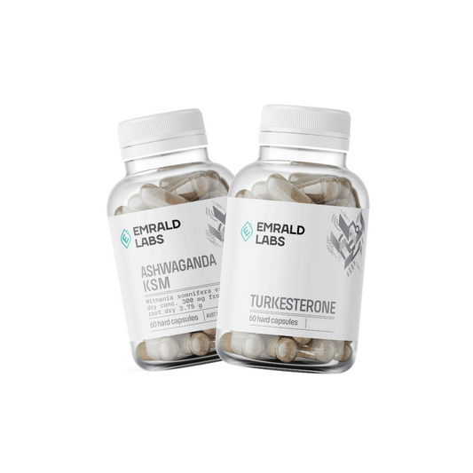 Turkesterone + Ashwagandha Stacks Emrald Labs   