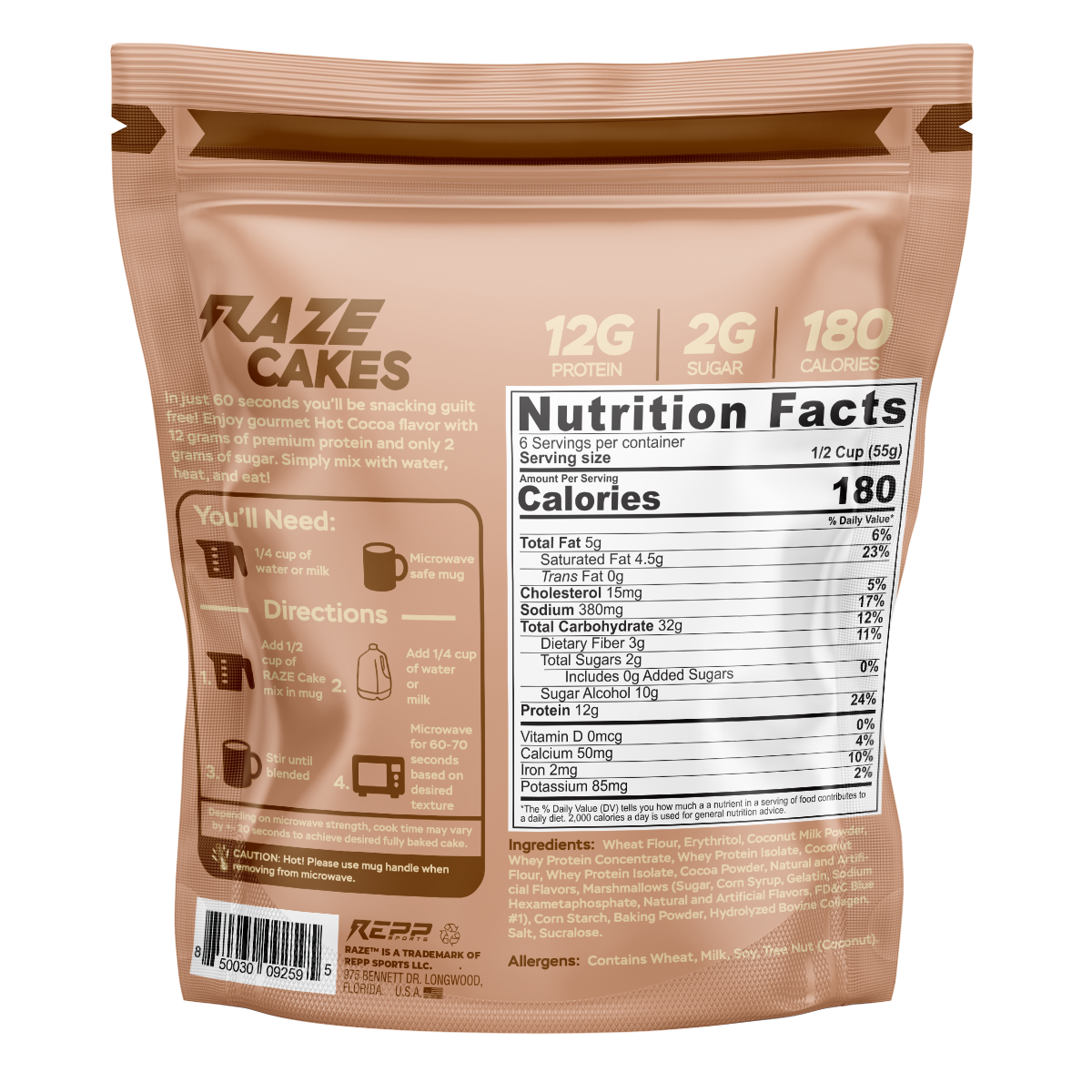 Raze Protein Cakes